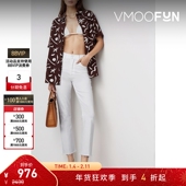 MOTHER 折扣 DENIM女士喇叭九分白色牛仔裤