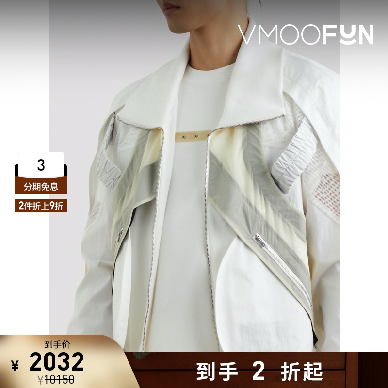 【折扣再降】CARNET-ARCHIVE男拼接格子布夹克