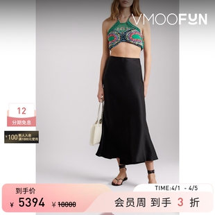 系带短款 上衣 女钩编挂脖穗式 Etro夏季
