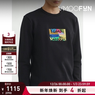 Smith Paul 男刺绣棉质平纹布印花圆领卫衣 折扣