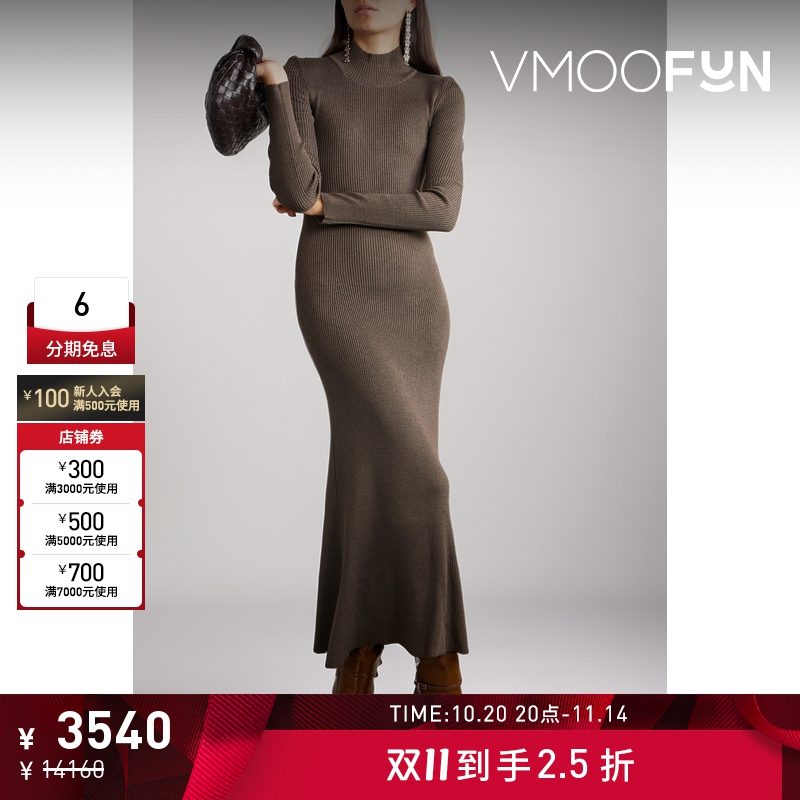 【折扣】PETER DO 早春女露背罗纹桑蚕丝混纺连衣裙