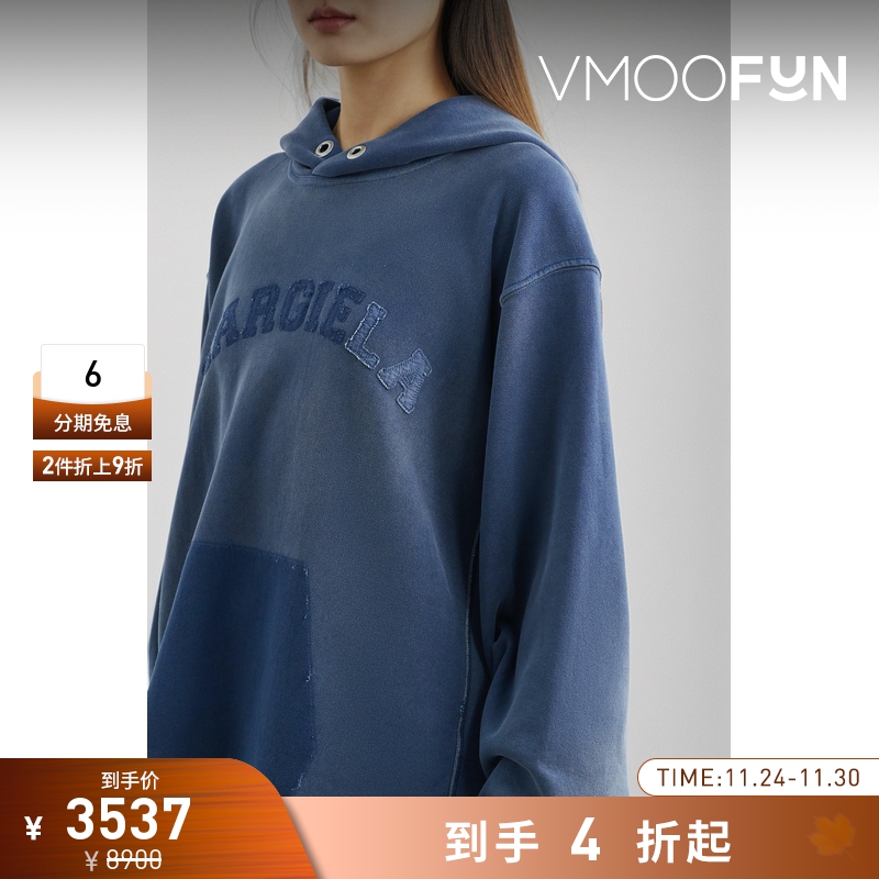 【折扣】[经典款]Maison Margiela马吉拉 女贴花连帽卫衣