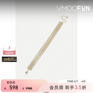礼物 女黄铜镀14K金手镯 JAY LANE KENNETH