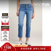 MOTHER 折扣 DENIM女士高腰直筒牛仔裤