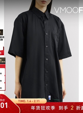 【折扣】Ader Error 女黑色棉质府绸衬衫