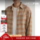 宽松格纹花呢衬衫 HOMME男士 折扣 SOLID