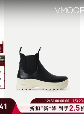 【折扣】Loeffler Randall 女皮革切尔西靴