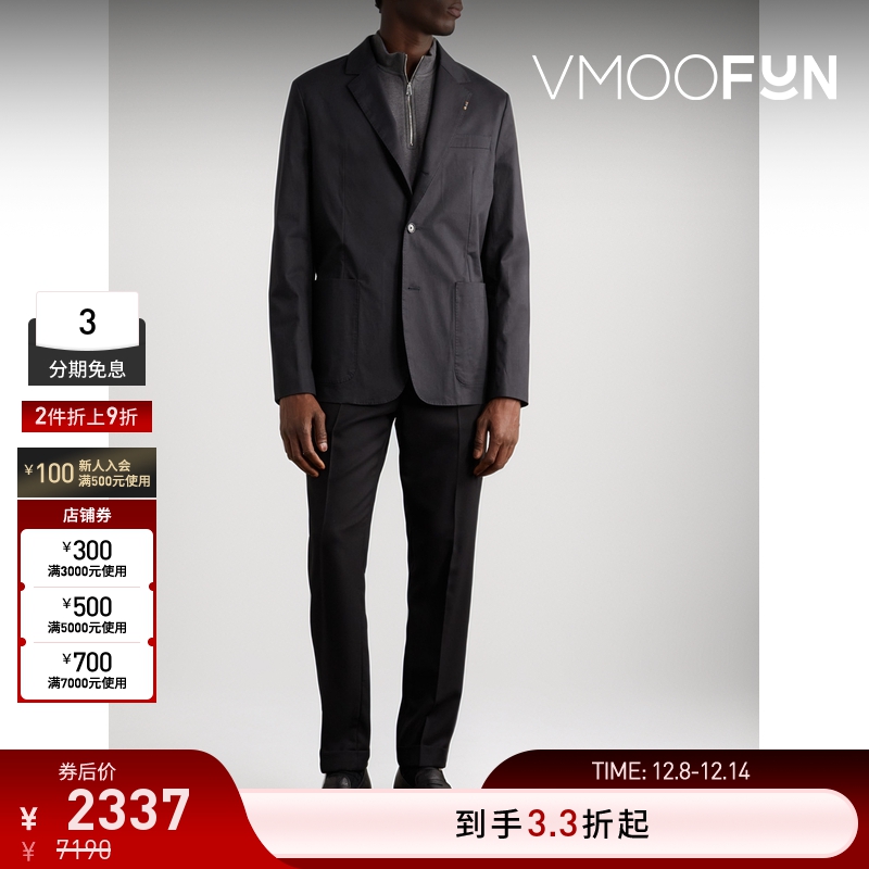 【折扣】Paul Smith早春男棉质混纺西装外套