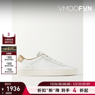 折扣再降 男皮革运动鞋 COMMON 夏季 休闲鞋 PROJECTS