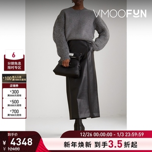 折扣 Sander 经典 Jil 女拼接绵羊毛混纺毛衣 款