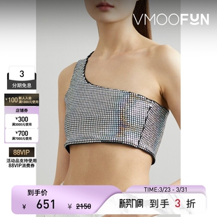 上衣 Or春夏女单肩亮片弹力短款 Dodo Bar