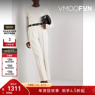 【折扣】TOTEME 女秋冬分层式羊绒真丝混纺针织衫毛衣