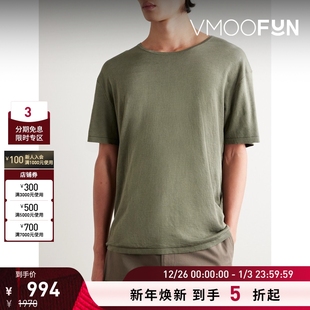 夏季 Rag＆Bone 男简约圆领纯色T恤 折扣