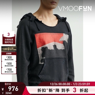 9SM ALYX 1017 早春男印花仿旧棉质连帽卫衣 折扣再降