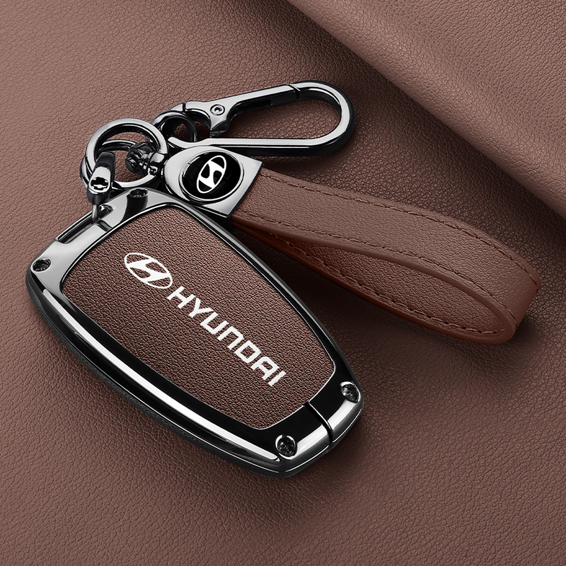 专用13-17款新胜达车钥匙套北京现代ix45壳格越格锐高档保护包扣