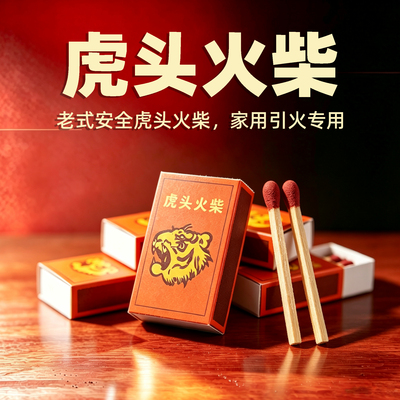 旺柴红头老式怀旧安全家用火柴