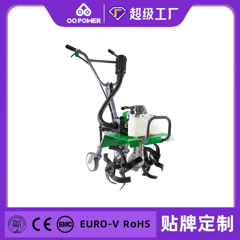 新款微耕机耕地机家用松土水田开沟机锄草开荒旋耕机农用农业机械