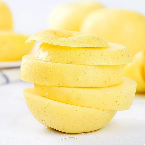 【重庆兄妹】山东奶油富士脆甜多汁黄苹果新鲜水果4.5斤