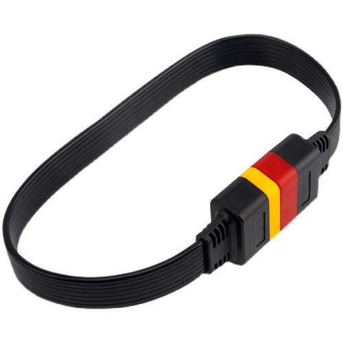 汽车检测仪OBD2延长线X431/906S通用加长线转换插头公对母转接线