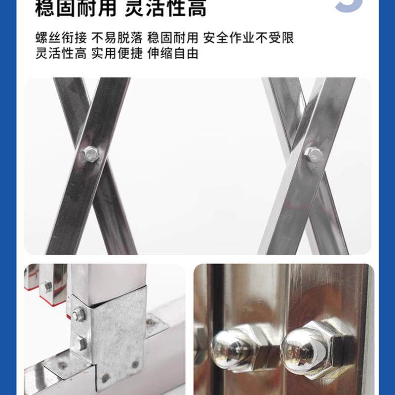 加密不锈钢可移动伸缩推拉门安全隔离栏学校道路施工防护栅栏围栏