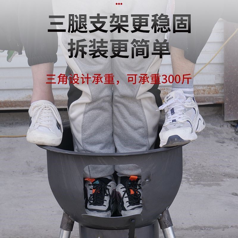 铁锅炖地锅灶柴火炉灶无烟炉子露营柴火灶东北户外一体炖鸡多功能