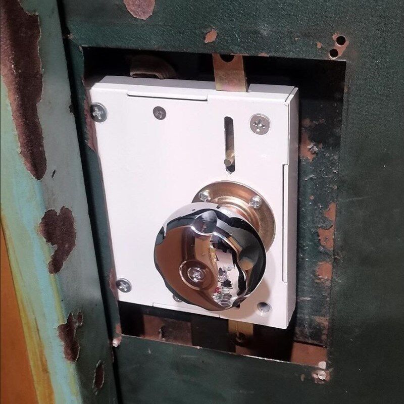 自动门锁锁芯通用叶片钥匙超c级自动锁天宇自动碰锁防盗门老式