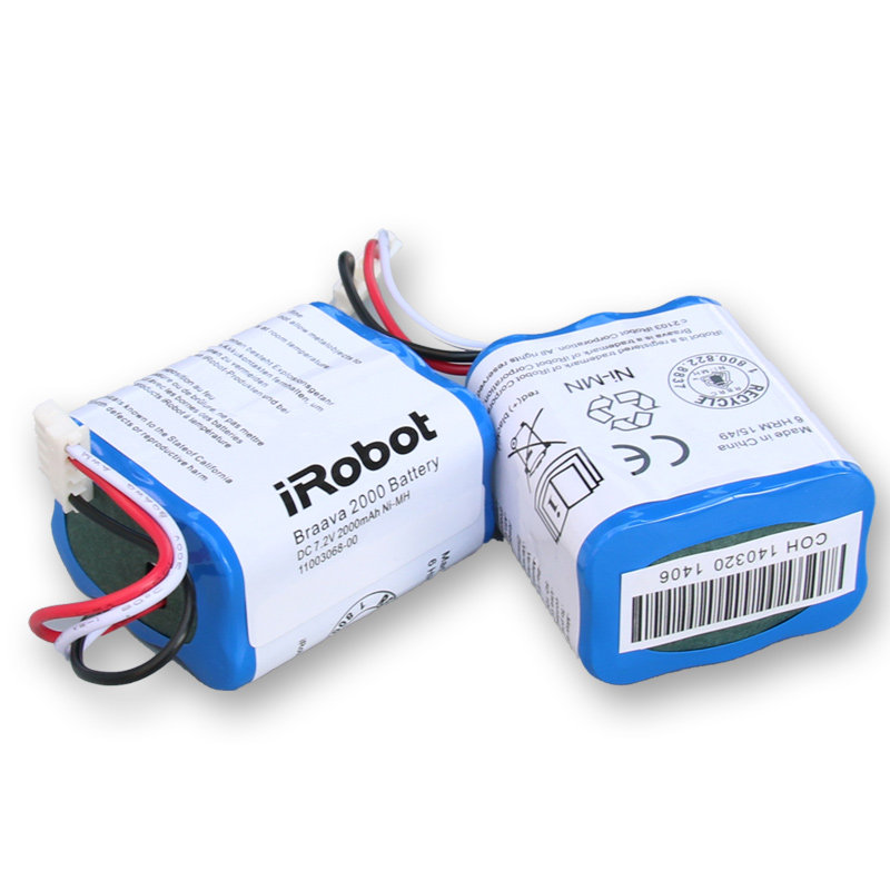 适用iRobot机器人扫地机电池braava380t Mint5200擦地机原装配件