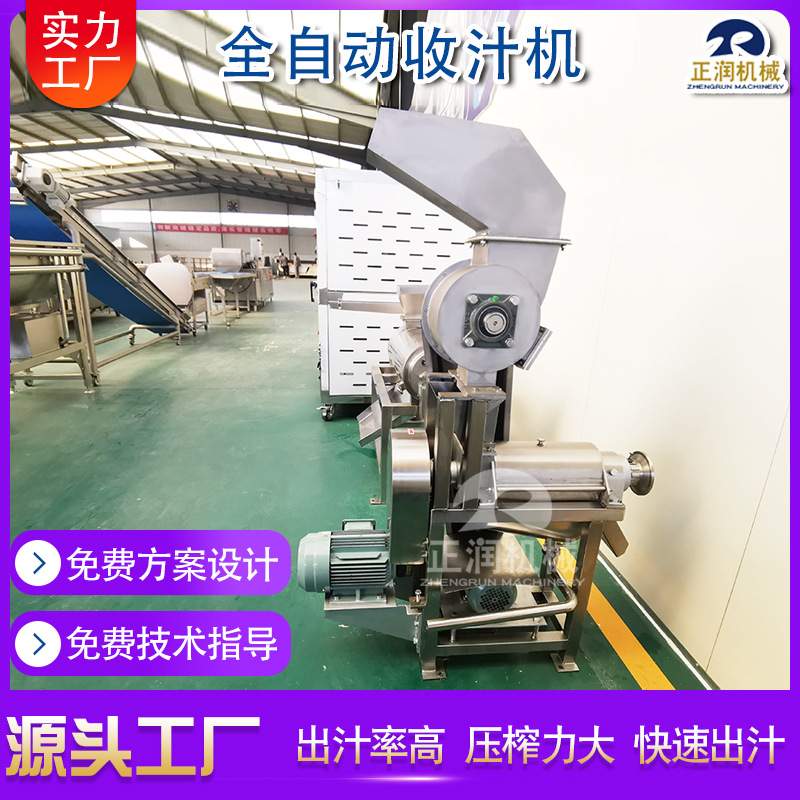 大型商用水果榨汁机  全自动果蔬榨汁流水线 工业番石榴榨汁机