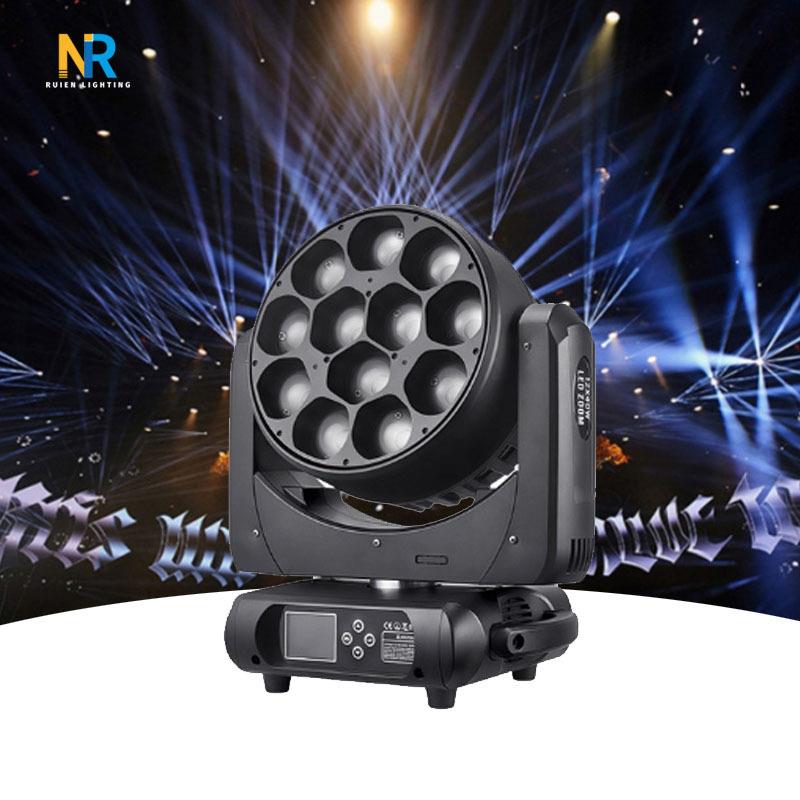 LED12颗染色灯par灯DMX512帕灯KTV氛围灯演出舞台灯