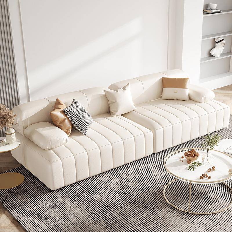 设计师轻奢极简现代白色沙发客厅家具意式简约组合北欧沙发