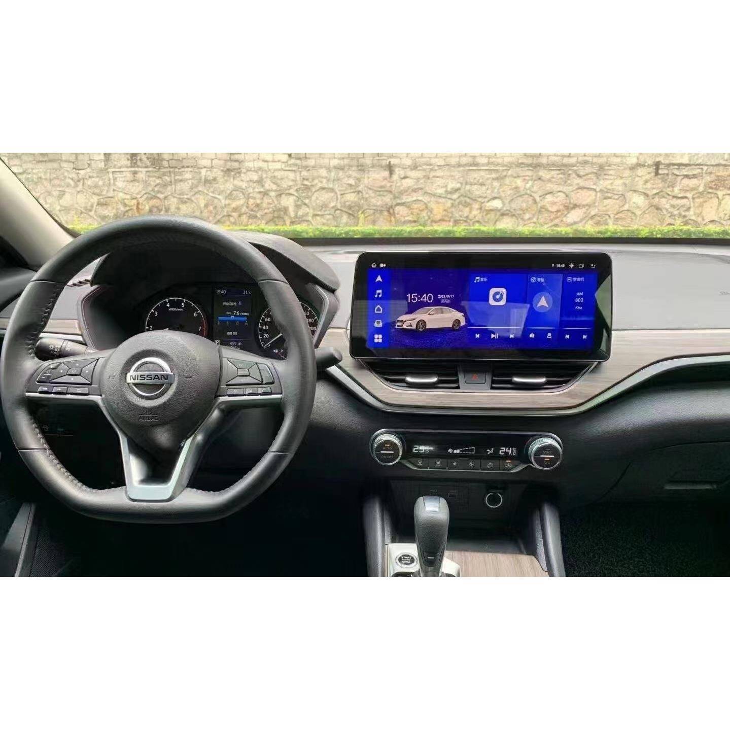 适用于2019-2022年天籁轩逸12.3寸安卓大屏导航倒车中控屏一体机