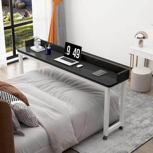 电脑桌床上书桌简易小桌子家用写字台卧室可移动懒人跨床桌床家用