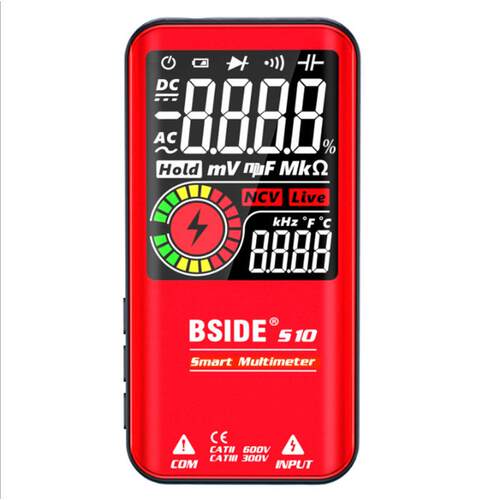 BSIDE智能大屏万用表S10S11彩屏多用表仪表手持式大屏数字万用表