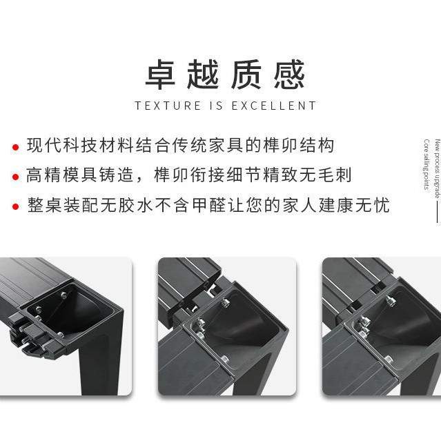 岩板餐桌脚桌腿铝合金脚圆角大理石餐台脚支架底座桌架岩板适配