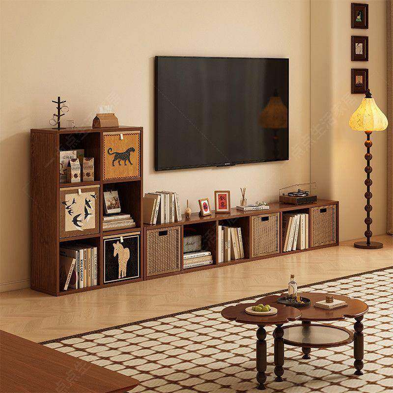 中古风电视柜矮柜地柜客厅家用落地卡莱克自由组合格子柜收纳储物,农机/农具/农膜,其它农用工具,淘宝优惠券,粉丝福利购,淘宝优惠卷