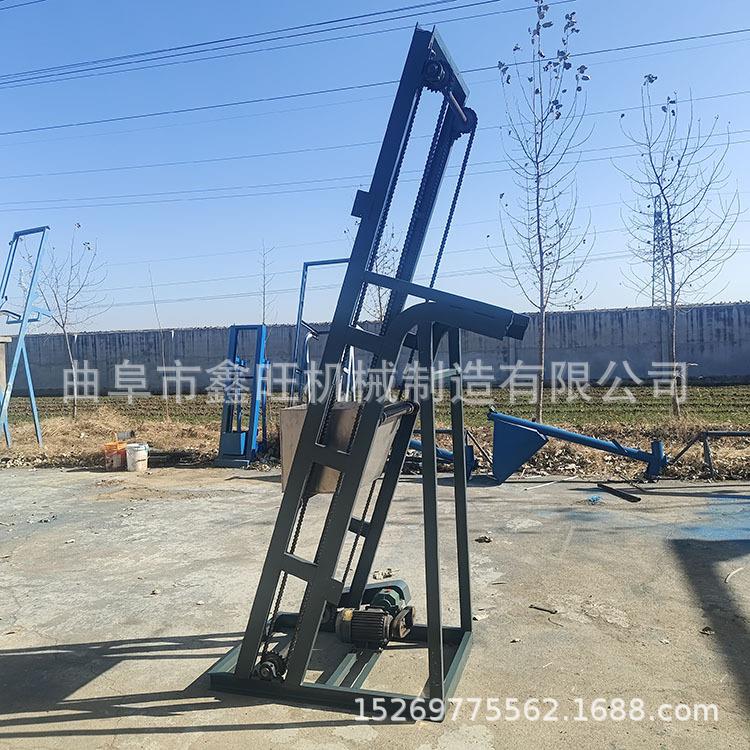 清徐县 石粉沙子斗式提料机 污泥钢斗上料机 翻转单斗提升机