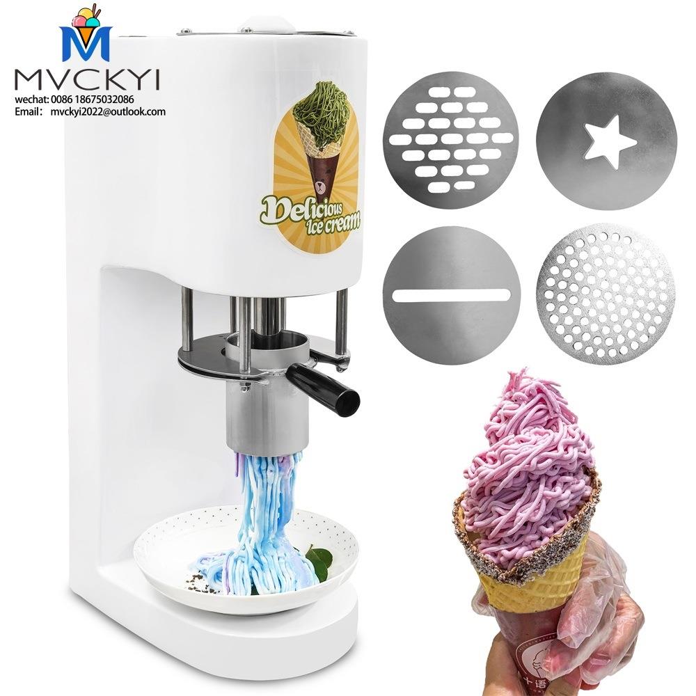 明毅工厂直供面条冰淇淋机 商用Noodle Ice Crem Maker Machine