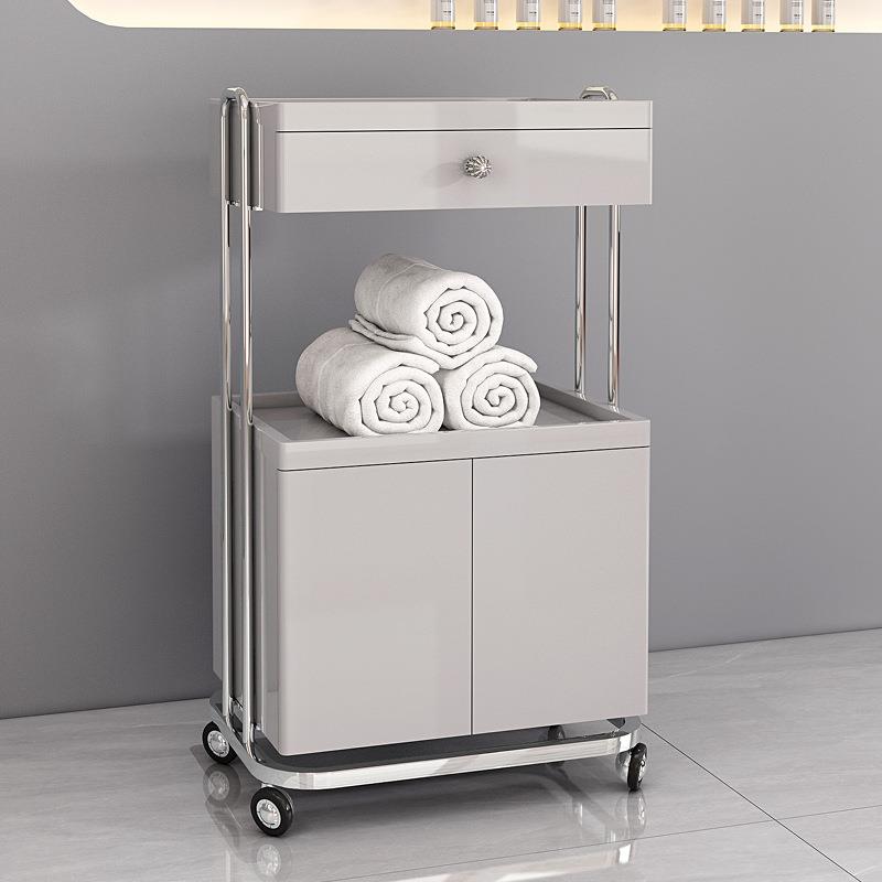 高档美容车美容院专用美容推车纹绣移动置物架SPA带柜子工具车