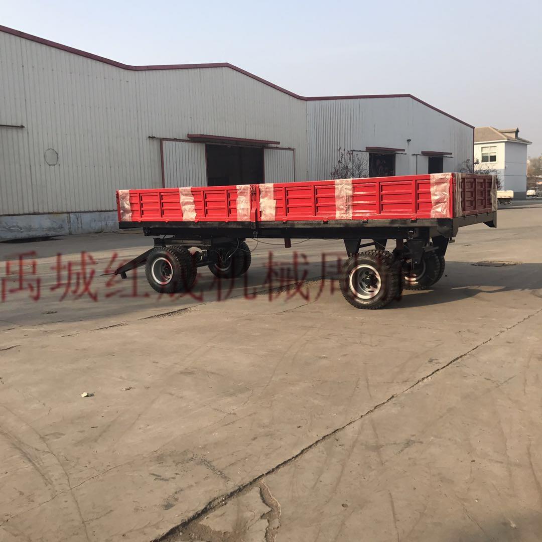 农粮食运输用轮车斗 红日机械半挂自卸拖车四农用 LDP车斗挂车