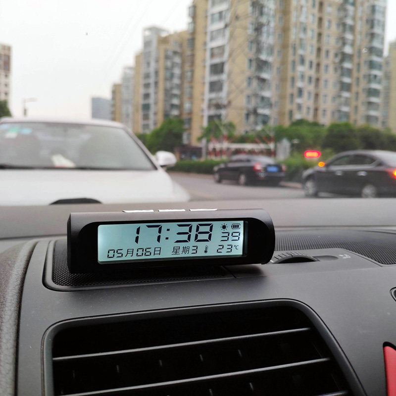 适用于车载时钟夜光智能数显汽车电子表温度仪表台内饰摆件,汽车用品/电子/清洗/改装,车用电子钟表,淘宝优惠券,粉丝福利购,淘宝优惠卷