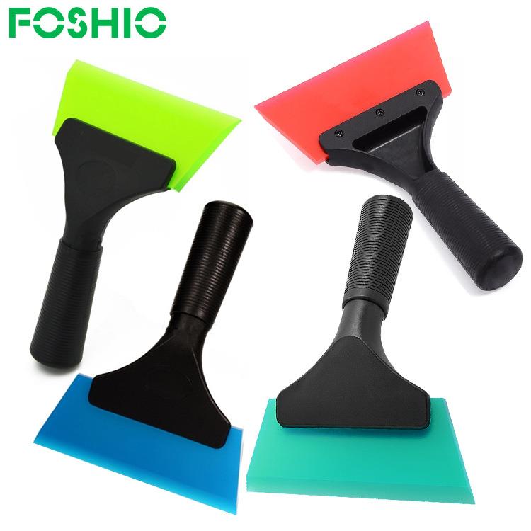 FOSHIO汽车用品 塑胶手柄软橡胶牛筋刮TPU玻璃水刮改色膜贴膜刮板