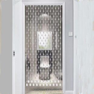 紫色水晶葫芦珠帘玄关水晶隔断帘客厅卧室卫生间免打孔阳台门帘