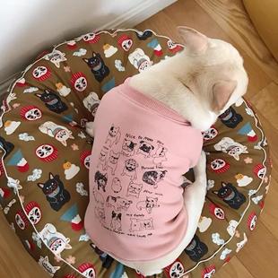 宠物狗狗法斗衣服加绒保暖恶霸泰迪巴哥斗牛柯基衣服防掉毛 秋冬款