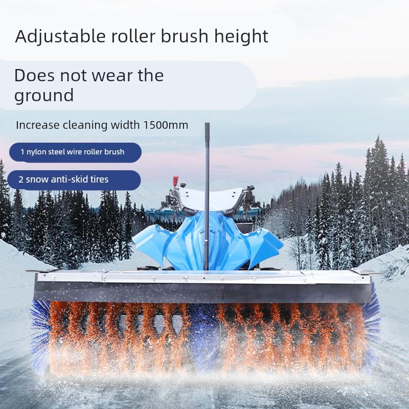 扫雪机小型清雪机多功能物业道路  驾驶式电动抛雪机手推式扫雪机