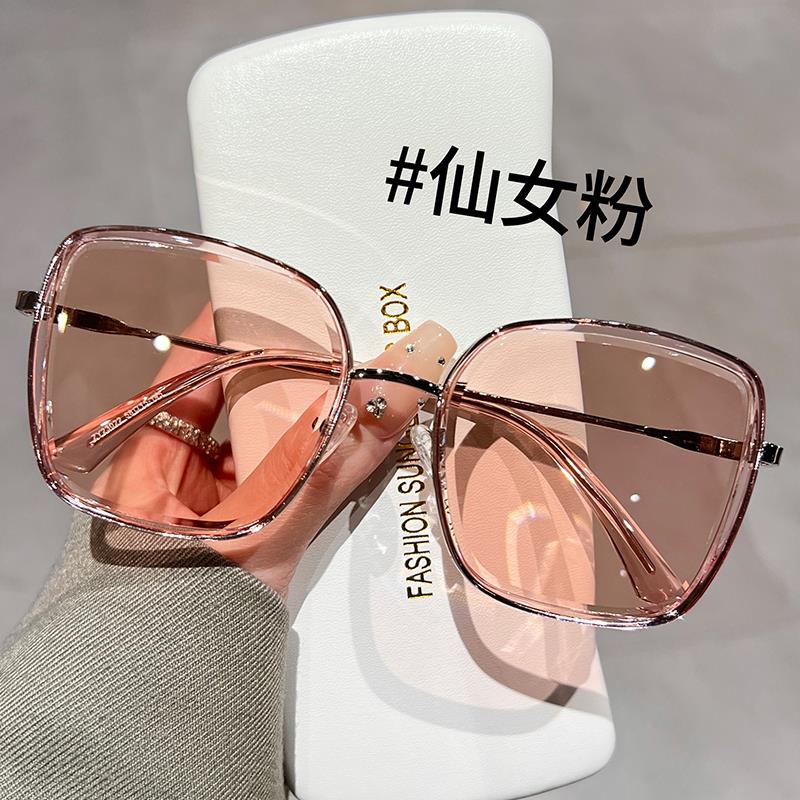 可套近视眼镜的遮阳墨镜女士专用 清防紫外线太阳镜 大脸级感 TR+
