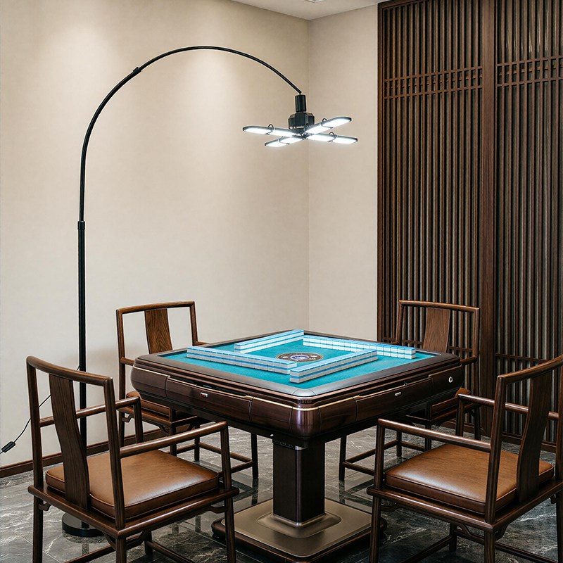打麻将专用灯落地灯棋牌室麻雀馆led补光灯桌机照明钓鱼灯超高亮