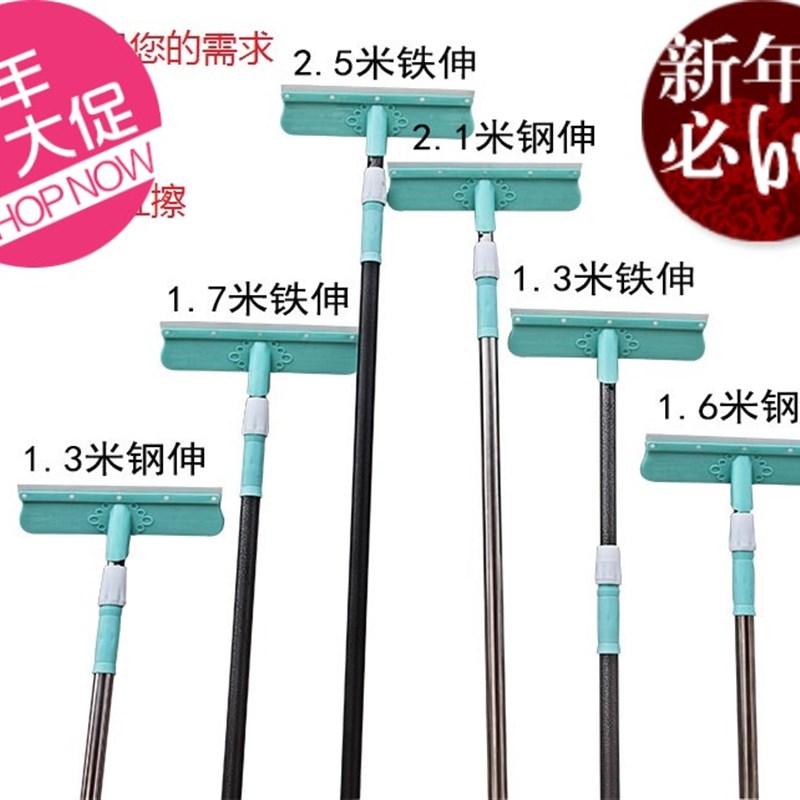养殖池清洁刷加长柄鱼缸刷纯猪毛刮藻去污刮水式鱼池清理工具促销