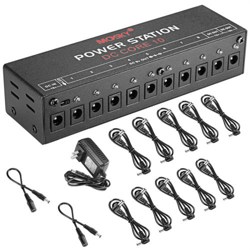Mosky 吉他单块效果器电源 稳压低噪隔离独立 多路输出9V 12V 18V