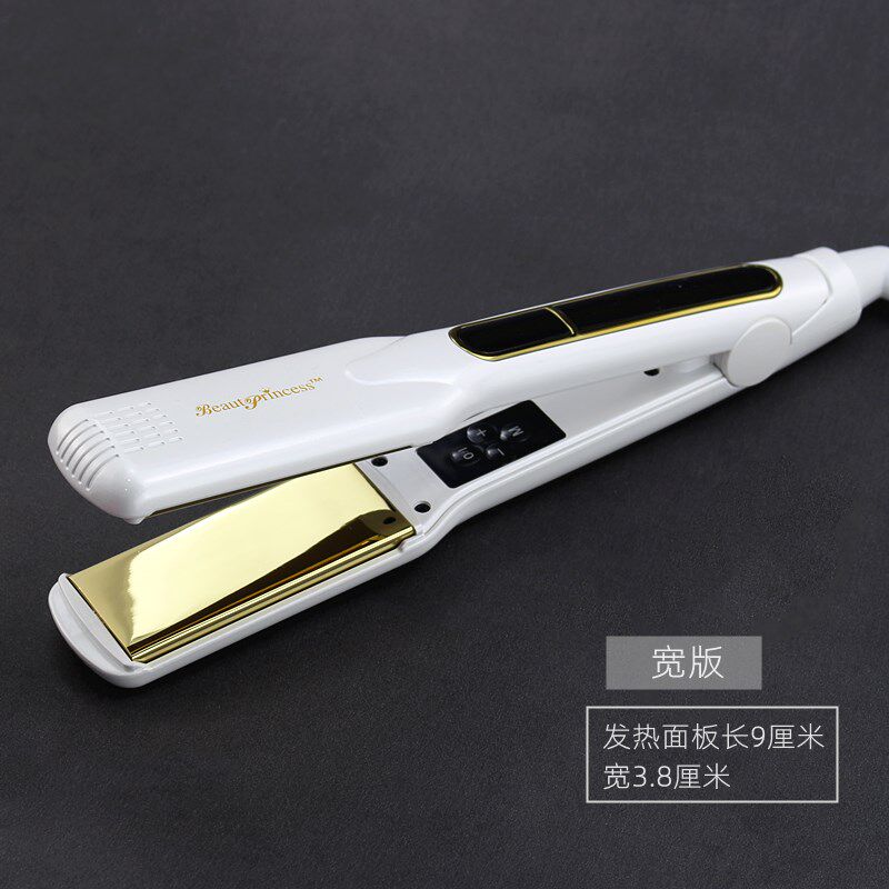卷直两用夹板负离子护发内扣梨花电夹板发廊离子烫造型直发器