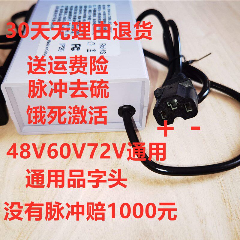 48V60V电瓶车电池脉冲修复仪饿死电瓶激活充电器电瓶脉冲修复器